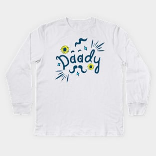 Ukrainian daddy Kids Long Sleeve T-Shirt